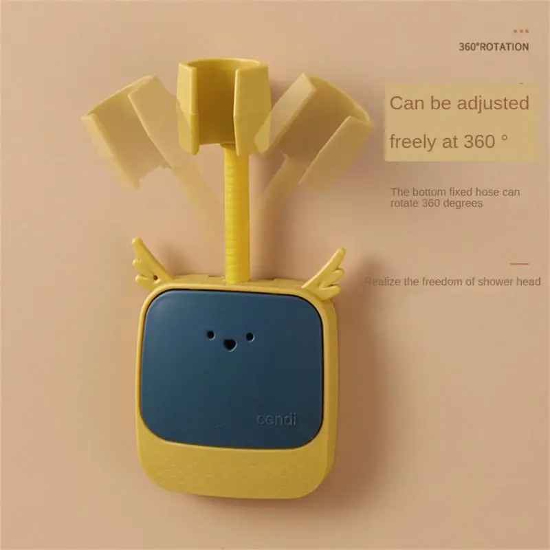 Support de Pomme de Douche à Ventouse Réglable, Fixation Murale