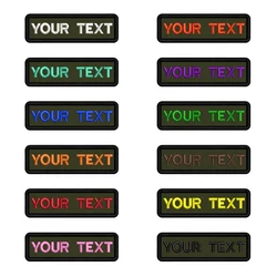 Army Green Custom Name Patch Personalized Patches Embroidered Military Tactical Badge Stripes Emblems Iron On Or Hook Loop
