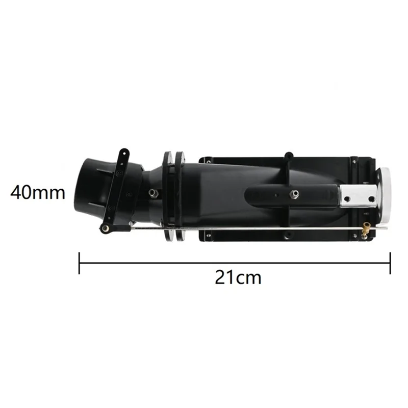 40Mm Water Jet Thruster Power Sprayer Pump Water Jet Pump with 3 Blades Propeller Fit 775 Motor for RC Jet Boat