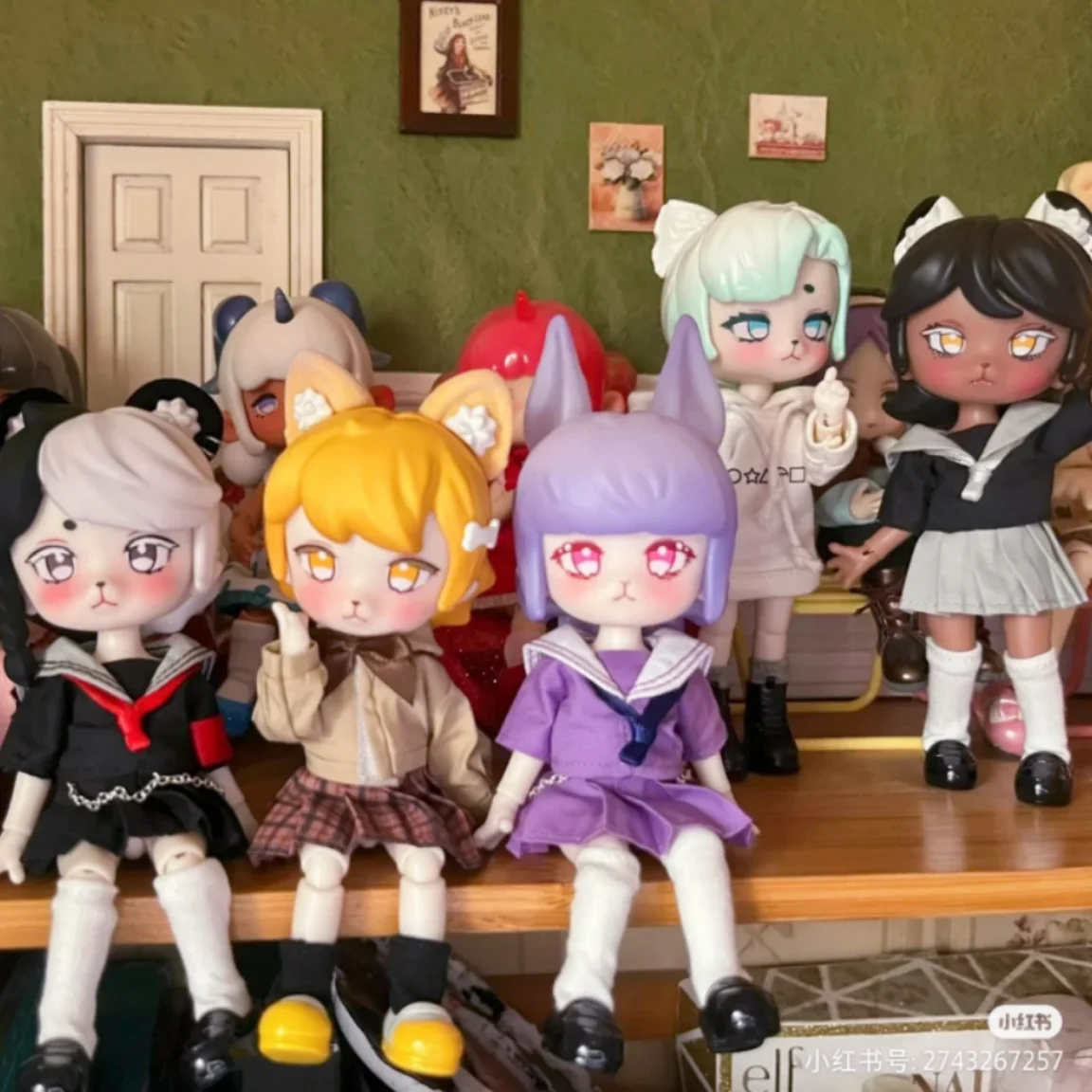 Seksowne Anime grosze zabawki szkolne z serii Model postaci figurki lalek 1/12 Bjd uroczy prezent ozdoba na biurko 