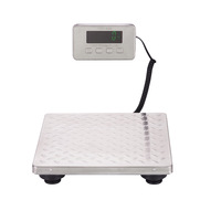 All Stainless Steel Charging Table Scale 200kg Pet Weight Scale Household Portable Electronic Scale Anti-skid Pattern Countertop