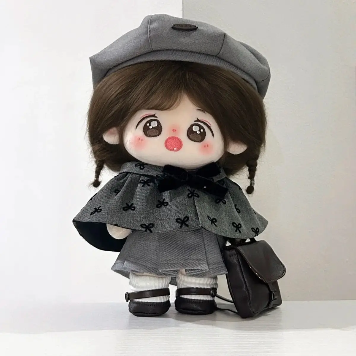 

Комплект хлопковой кукольной одежды 20 см, школьный стиль, наряд, милая плюшевая кукла, подарок для кукол 20 см