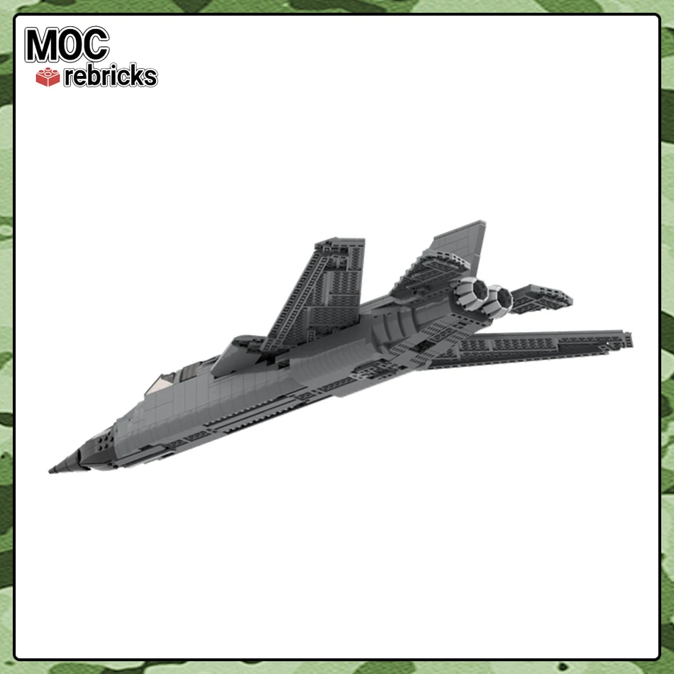 MOC Military US Airforce F-111 Aardvark Flight operation equipment Building Block Model Bricks DIY Toys for Kid Christmas Gifts