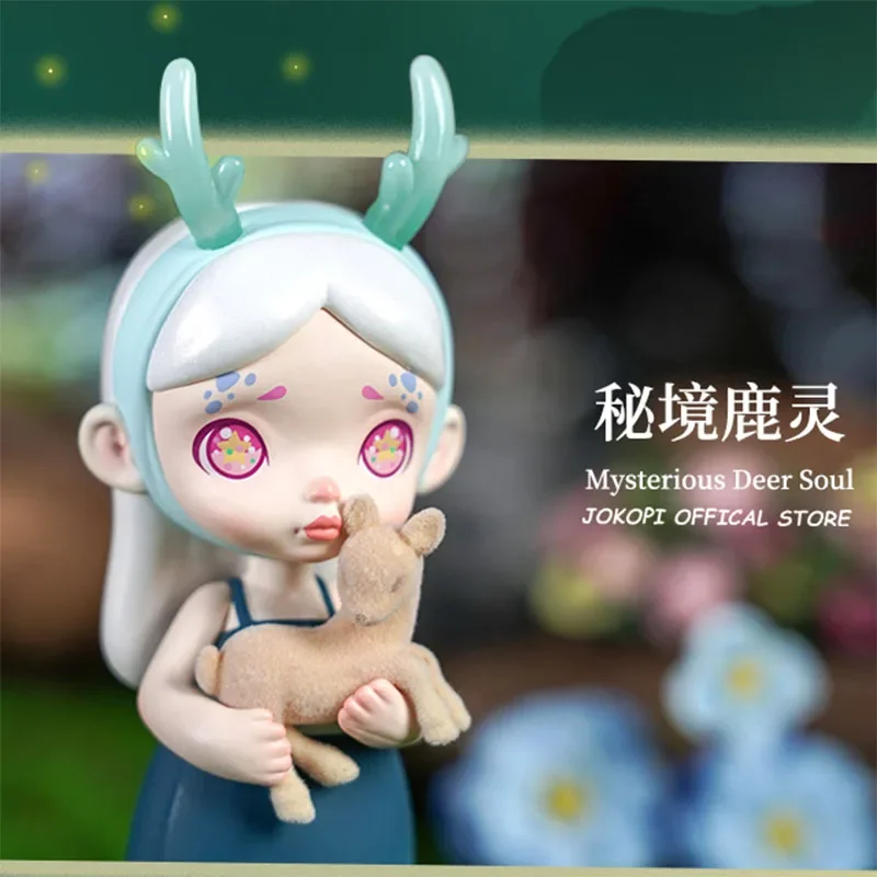 Laura Forset Wood Eves Series Blind Box Guess Bag Mystery Box Toys Doll Cute Anime Figure Desktop Ornaments Gift Collection