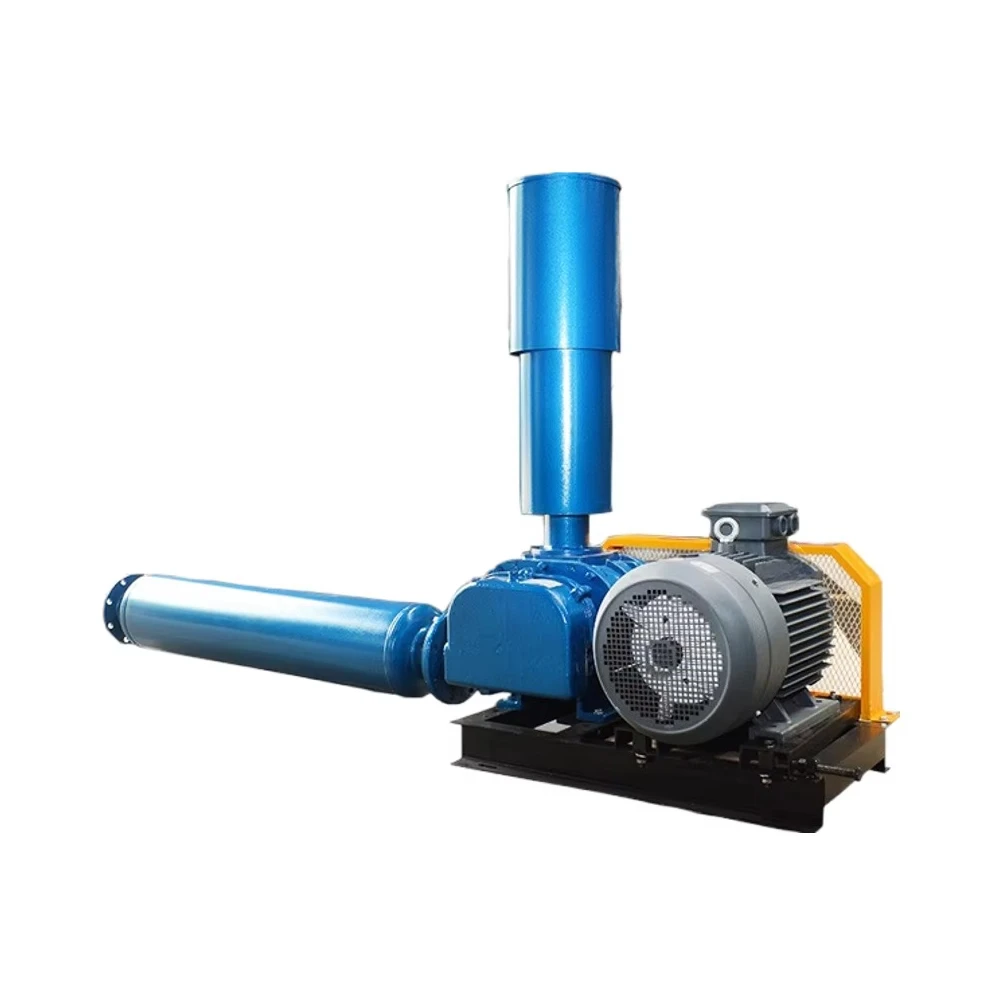 Three Leaf Roots Blower for Aquaculture 5.5kw Energy-saving, Low-noise, High-efficiency Roots Blower
