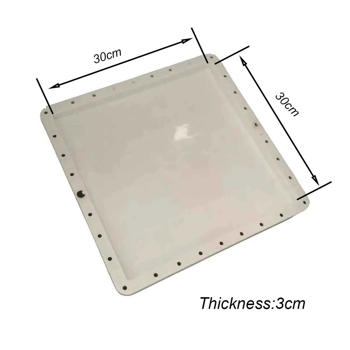 30cm 11.81in High Quality ABS Paving Stone Cement Tiles Plastic Mold Pavement Mould New Product for DIY Home Garden Projects