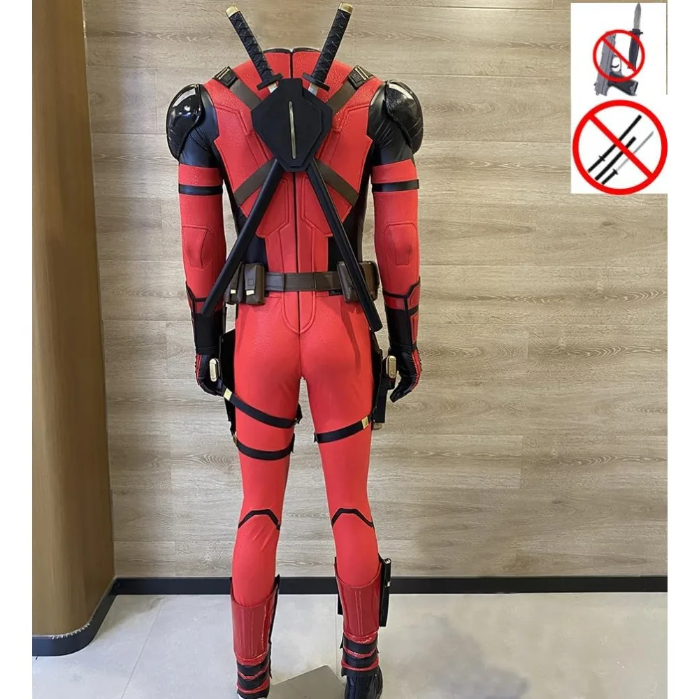 DP 3 Cosplay Cosutme Wade Winston Wilson Jumpsuit Belt Cosplay Costume