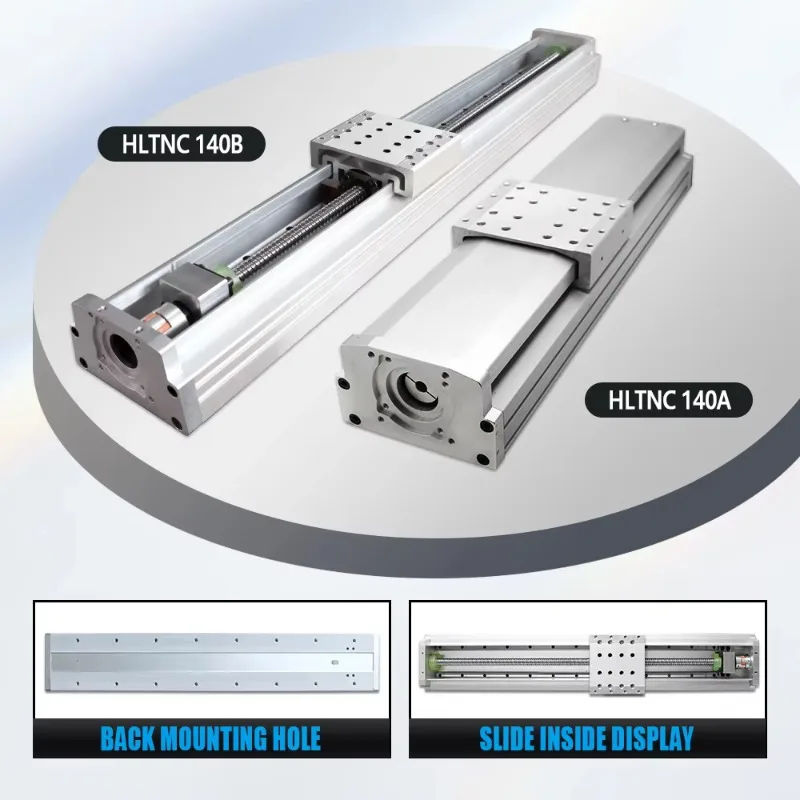 Vite conduttrice 1610 EGR15 Compatibile con servomotori 60/80 Modulo silenzioso completamente chiuso 140 Tavolo scorrevole da 150-2000 mm per CNC