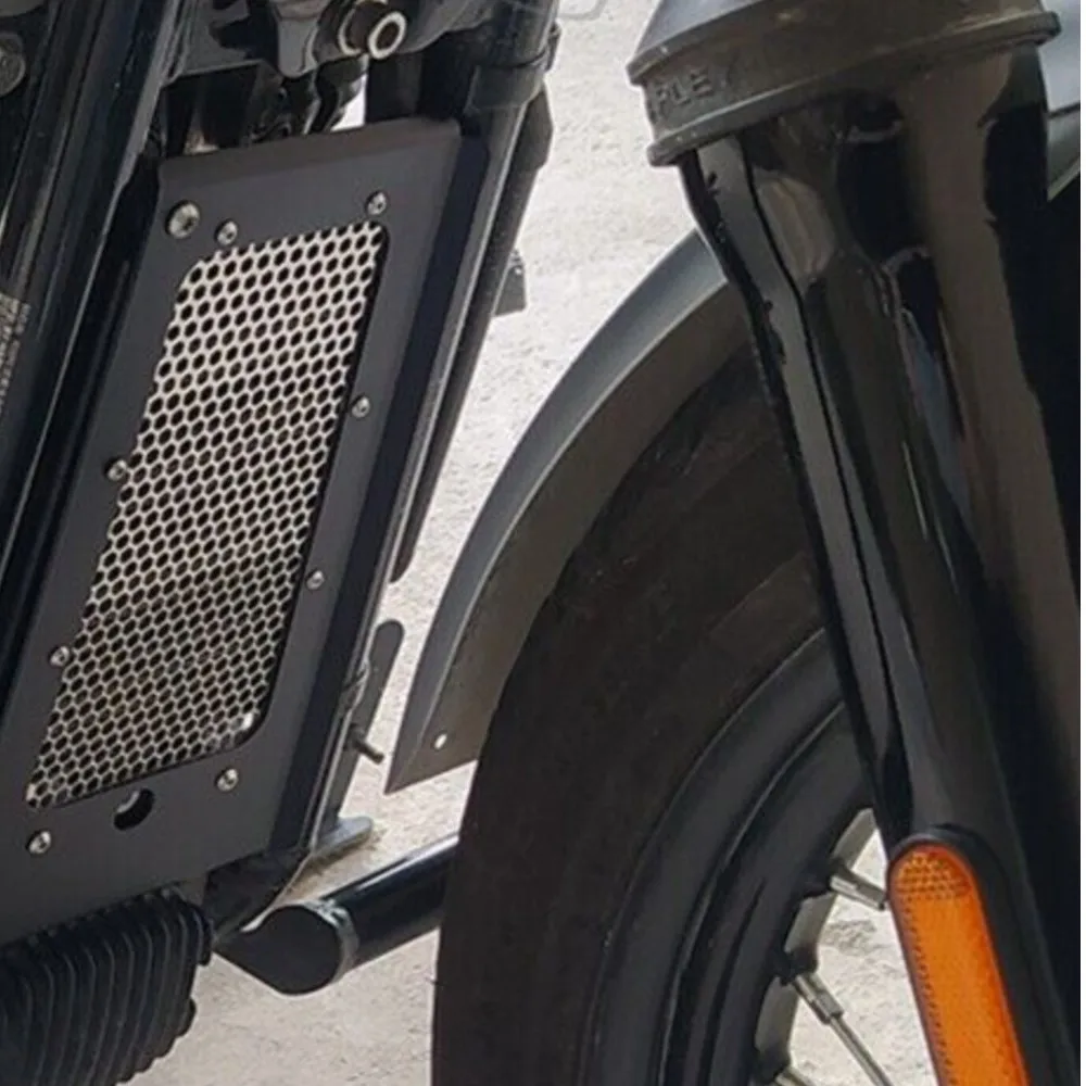 

Для SOFTAIL SPORT GLIDE FAT BOY FAT BOB BREAKOUT LOW RIDER FXBB FLSB FXBR 2018-2023 2024 Защитная крышка масляного радиатора 2022