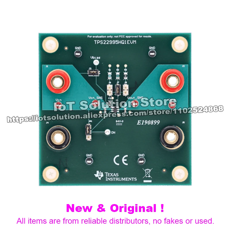 TPS22995HQ1EVM TPS22995H-Q1 evaluation module for 5-V 25-mΩ 3-A load switch with humidity resistance