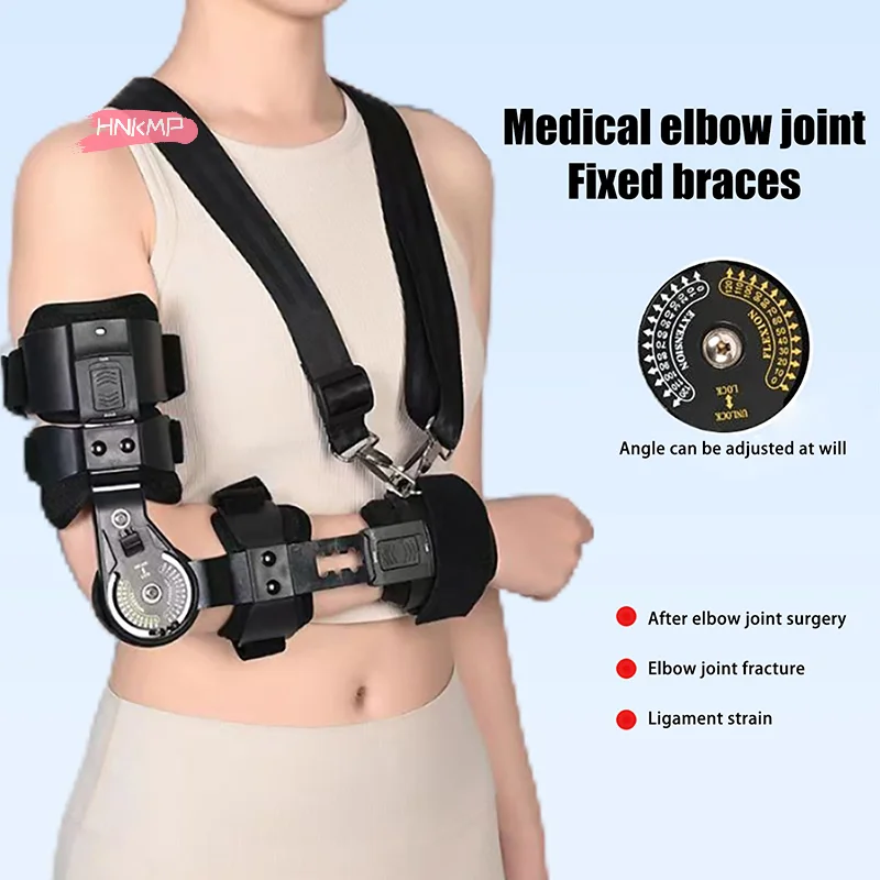 

1Pcs Hinged Elbow Joint Support Brace Shoulder Arm Sling Fixation Orthosis Splint for Arm Braces - Medical Equipment
