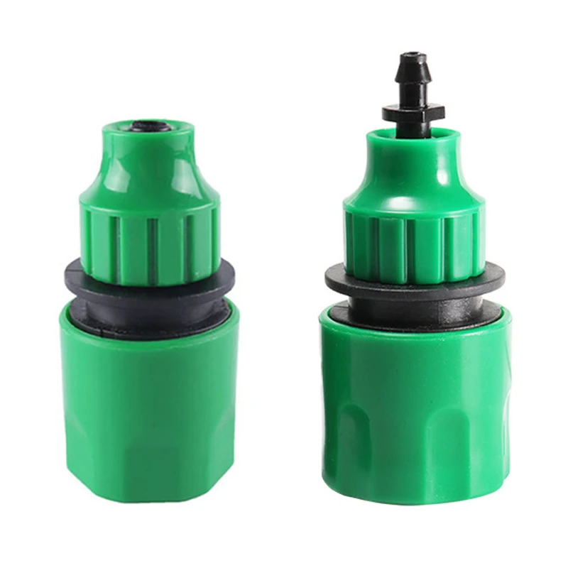 

Universal Barbed Quick-Coupling Adapters - 4/7mm to 1/4" & 8/11mm to 3/8" Hose Connectors for Home Garden Irrigation