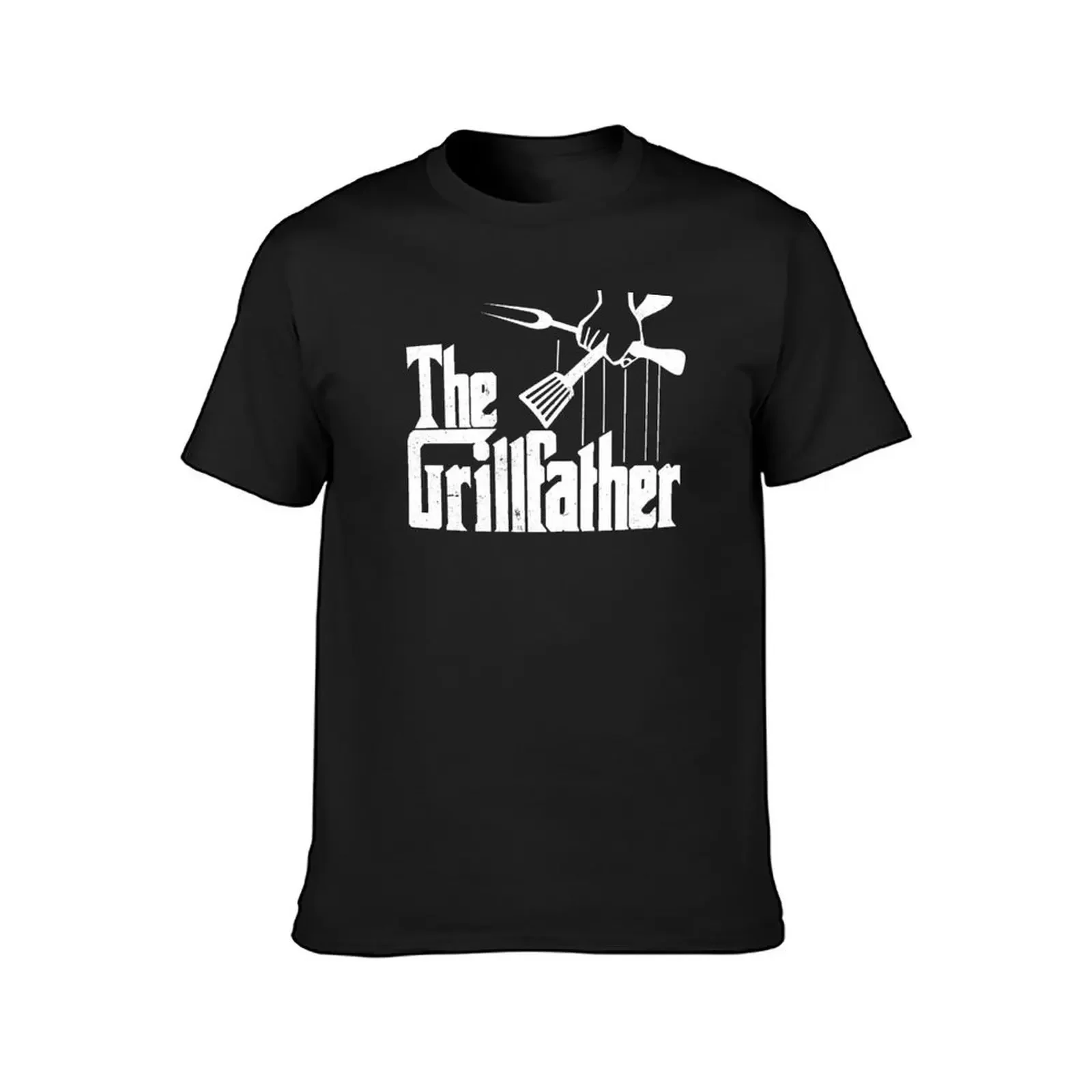 The Grillfather Funny BBQ Party Shirt T-Shirt anime tshirt cheap stuff mens designer t shirt