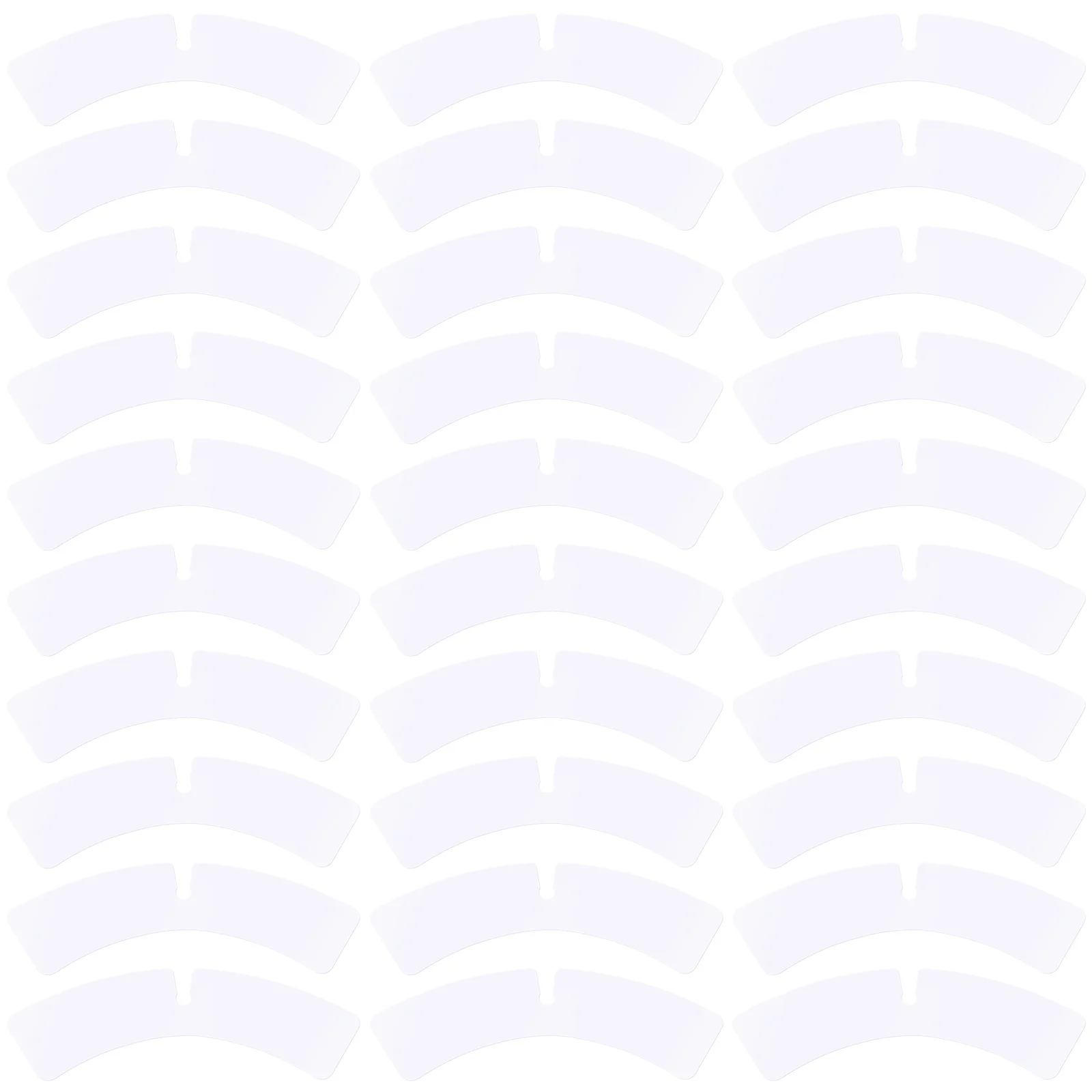 100 قطعة طوق دعم البلاستيك يبقى الرجال قمصان أنيقة دائم تحديد شكل طوق يبقى للرجال قمصان رسمية