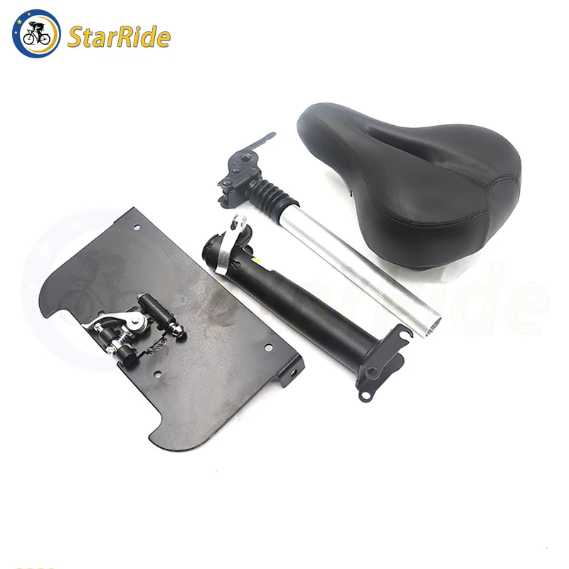 For KUGOO G-Booster Scooter Folding Seat Replacements Spare Parts E-Bike Foldable Adjustable Shock-Absorbing Chair Accessories