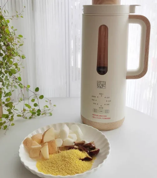 Mini High-Speed Blender Touch Control Heating 1-2 Person Hands-Free Fully Automatic Cleaning Soy Milk