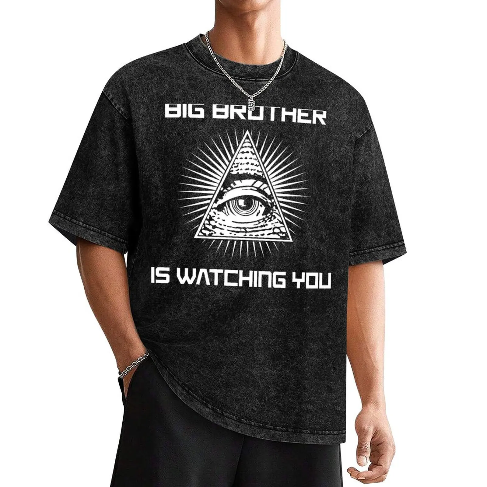 

Big Brother Is Watching You Illuminati Eye T Shirt T-Shirt cute clothes customizeds quick drying mens champion t shirts