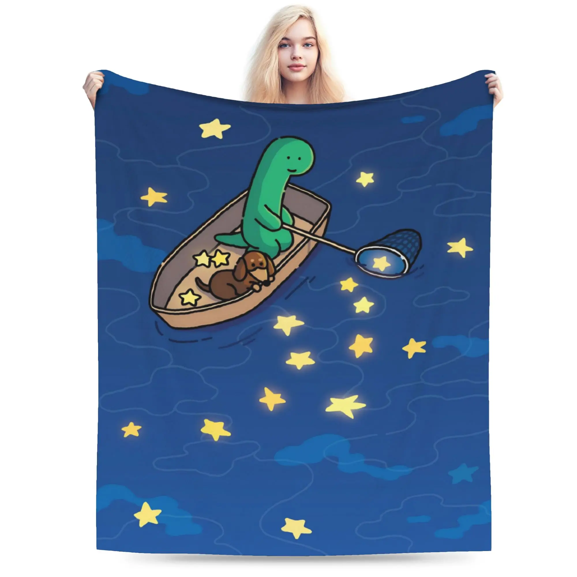 Jogumans Blanket Fleece  Cozy Ultra-Soft Throw Blankets for Bedding Plush Thin Quilt