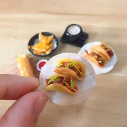1/12 scala casa delle bambole in miniatura tacos Baking burrito per Blyth OB11 BJD casa delle bambole cucina gioca giocattoli accessori