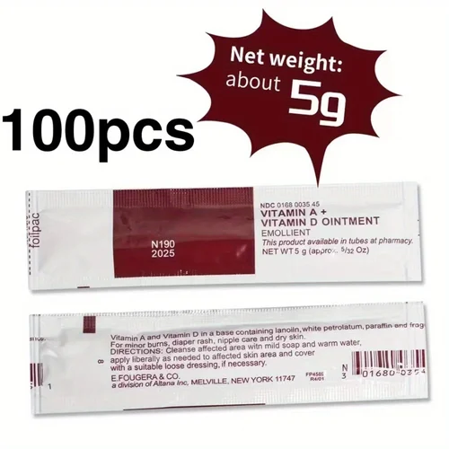 100 Uds. Crema para el cuidado posterior del tatuaje loción para el cuidado anticicatrices ungüento de vitamina suministros de maquillaje permanente delineador de ojos crema de labios 5G