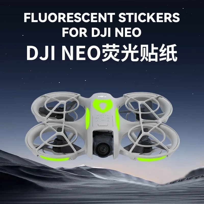 

Suitable for DJI NEO luminous stickers colorful gradient stickers flying night flight luminous drone accessories