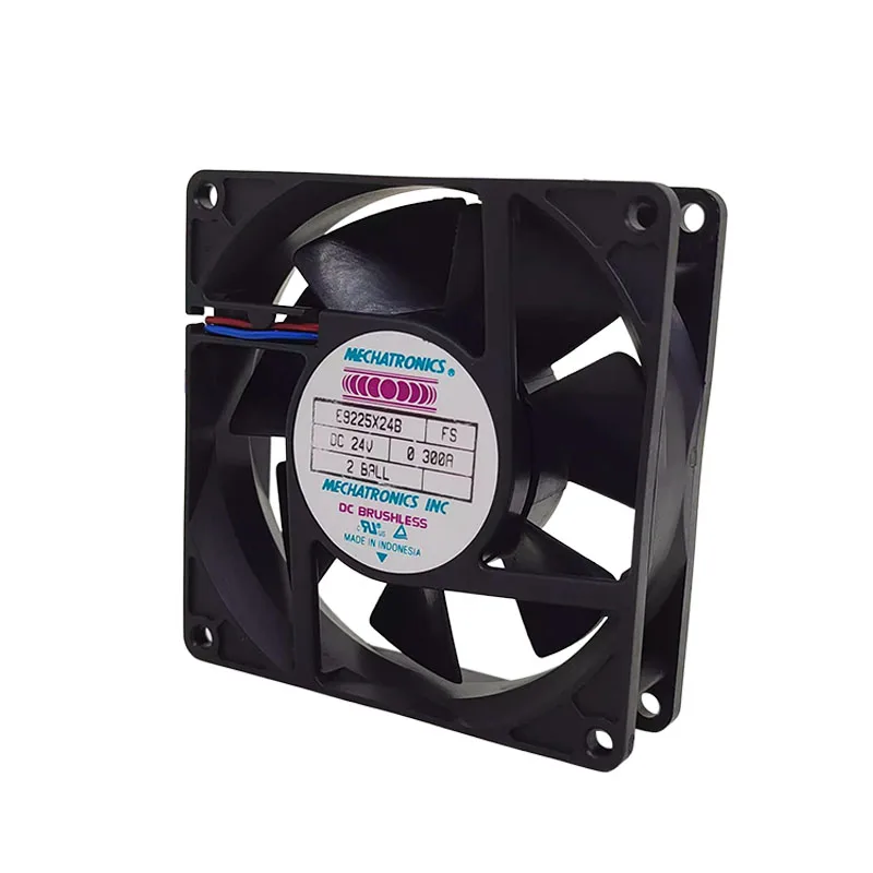 NEW ORIGINAL E9225X24B 24V 0.30A 9025 90*90*25mm 9cm COOLING FAN