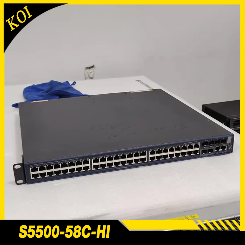 

For H3C S5500-58C-HI 48 port Gigabit 4SFP 2-port 10G 10G Layer 3 Network Switch Dual Electric