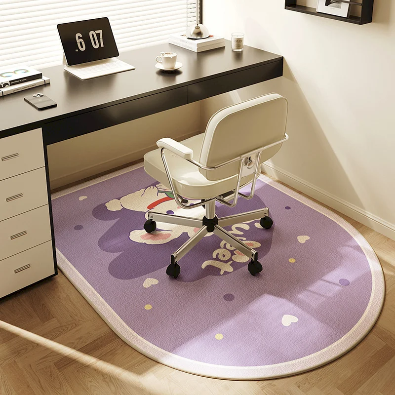 VIKAMA Cartoon Animal Game Table and Chair Carpet Anti slip Acoustic Soft Carpet Cute Abstract Home Decoration