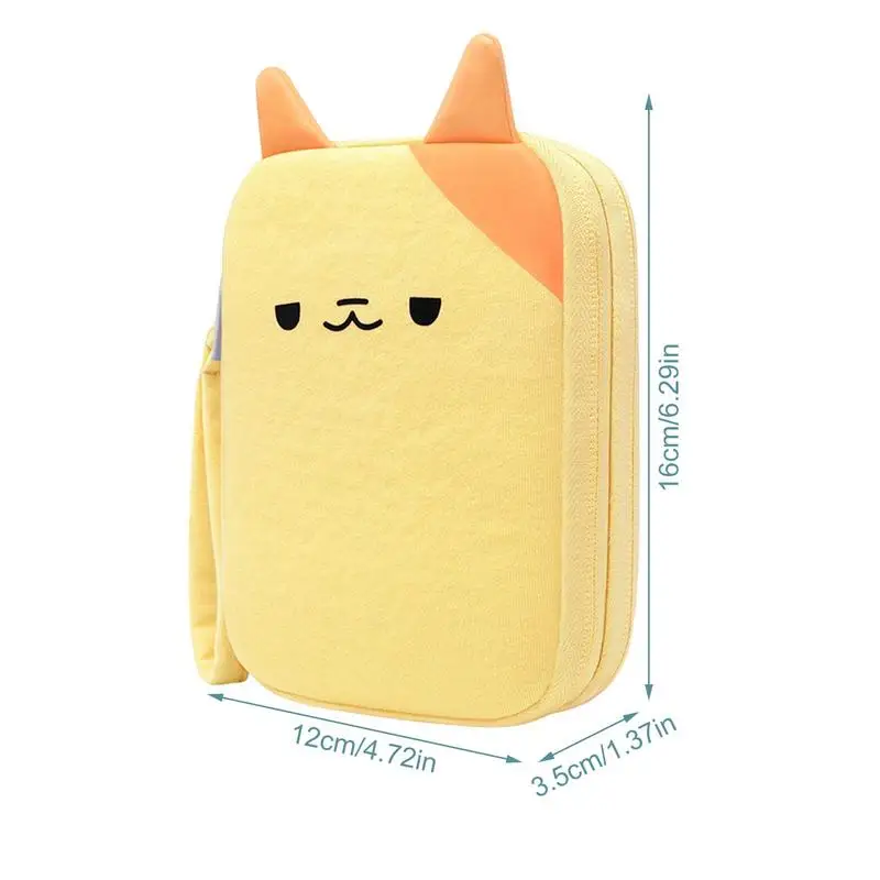 Cute Cartoon Hard Disk Storage Bag Mobile Power Bank Protective Case Battery Carrying Case External Usb Cable
