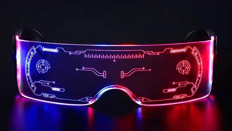 

Led Goggles Disco Jumping Equipment Future Technology Sense Bar Performance Props