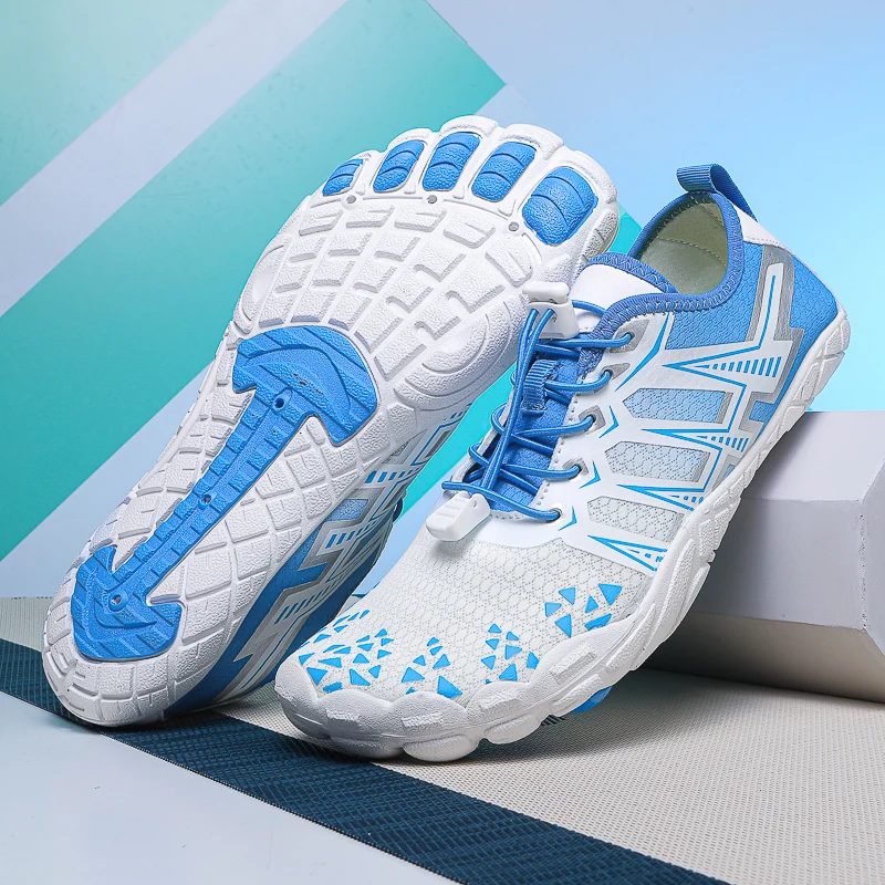 

Quick-Drying Outdoor Beach Aqua Shoes for Men Women Barefoot Water Shoes Anti-Slip Upstream Wading Swimming Shoe Sneakers Unisex