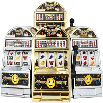 1 Stück Casino Lucky Jackpot für Spaß Geburtstagsgeschenk Kinder Obst Slot Maschine Mini Spielzeug Lustige Gags Praktische Witze Spielzeug Party