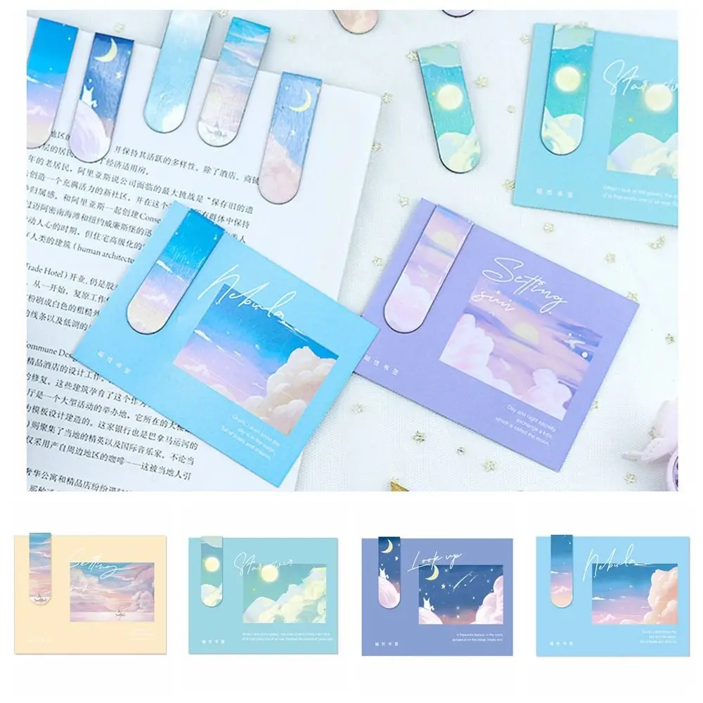 

New Magnetic Bookmark Star Gift Page Markers School Office Supplies Stationery Magnetic Reading Book Mark