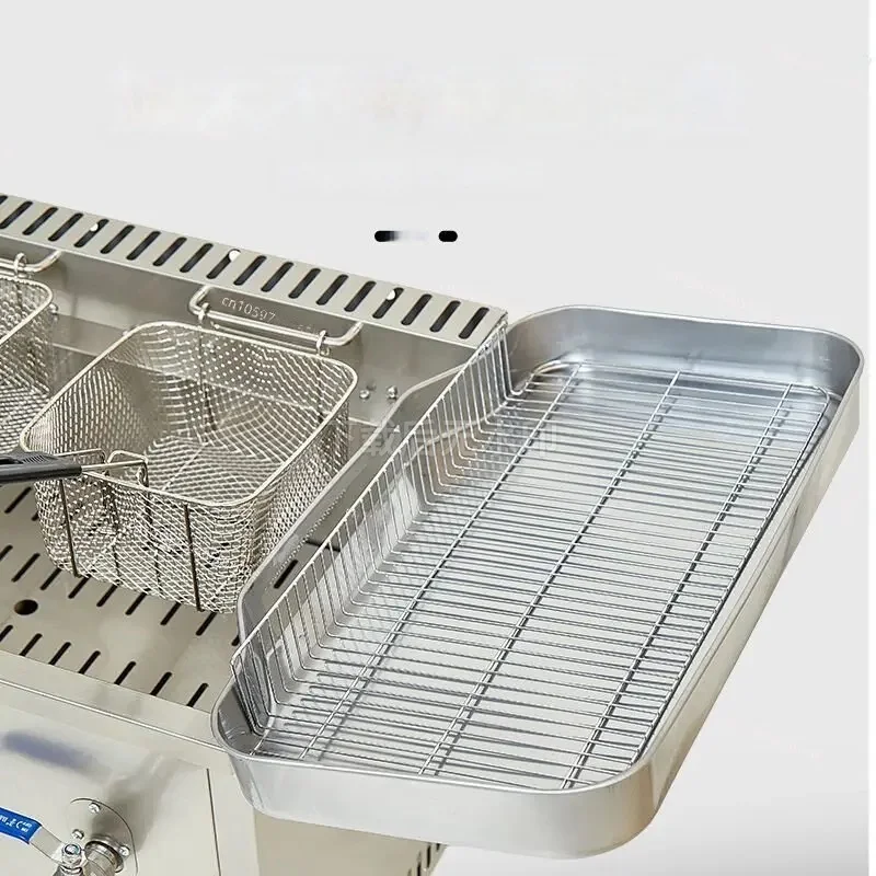 Gas Commercial Automatic Control Fryer, Constant Temperature Deep Fryer for Pork Chops, Chicken Thighs, Chicken Collarbone
