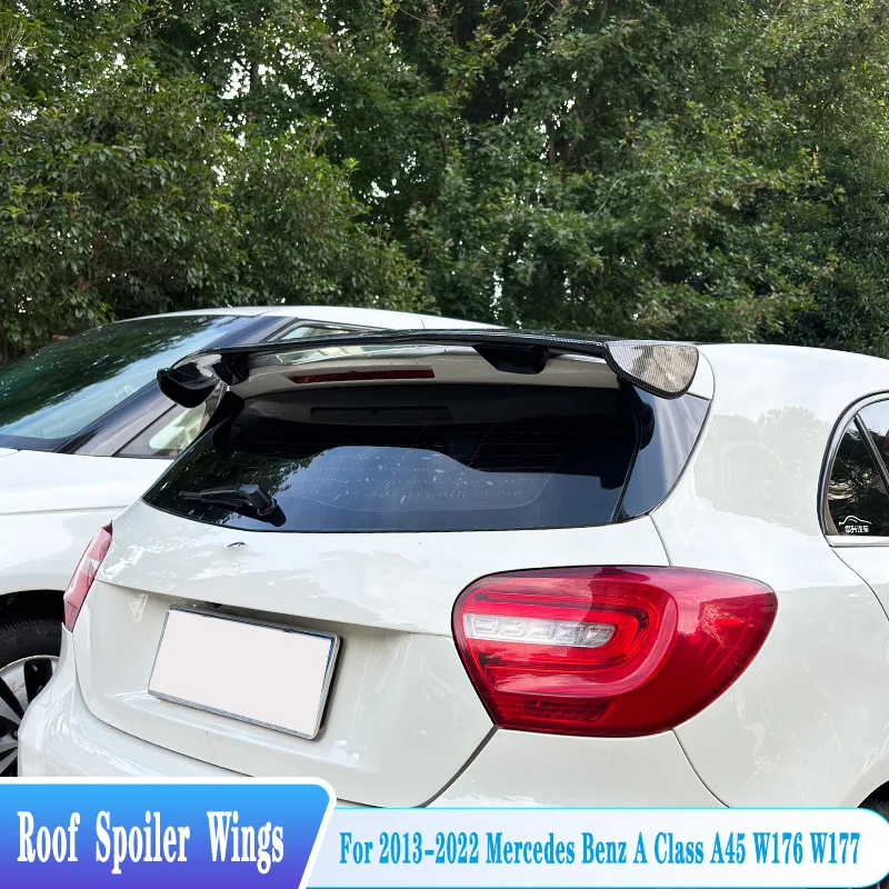 

For 2013-2022 Mercedes Benz A-Class W176 W177 Rear Roof Spoiler A180 A200 A220 A35 A45 ABS Tail Wings Lip Body Kit Accessories