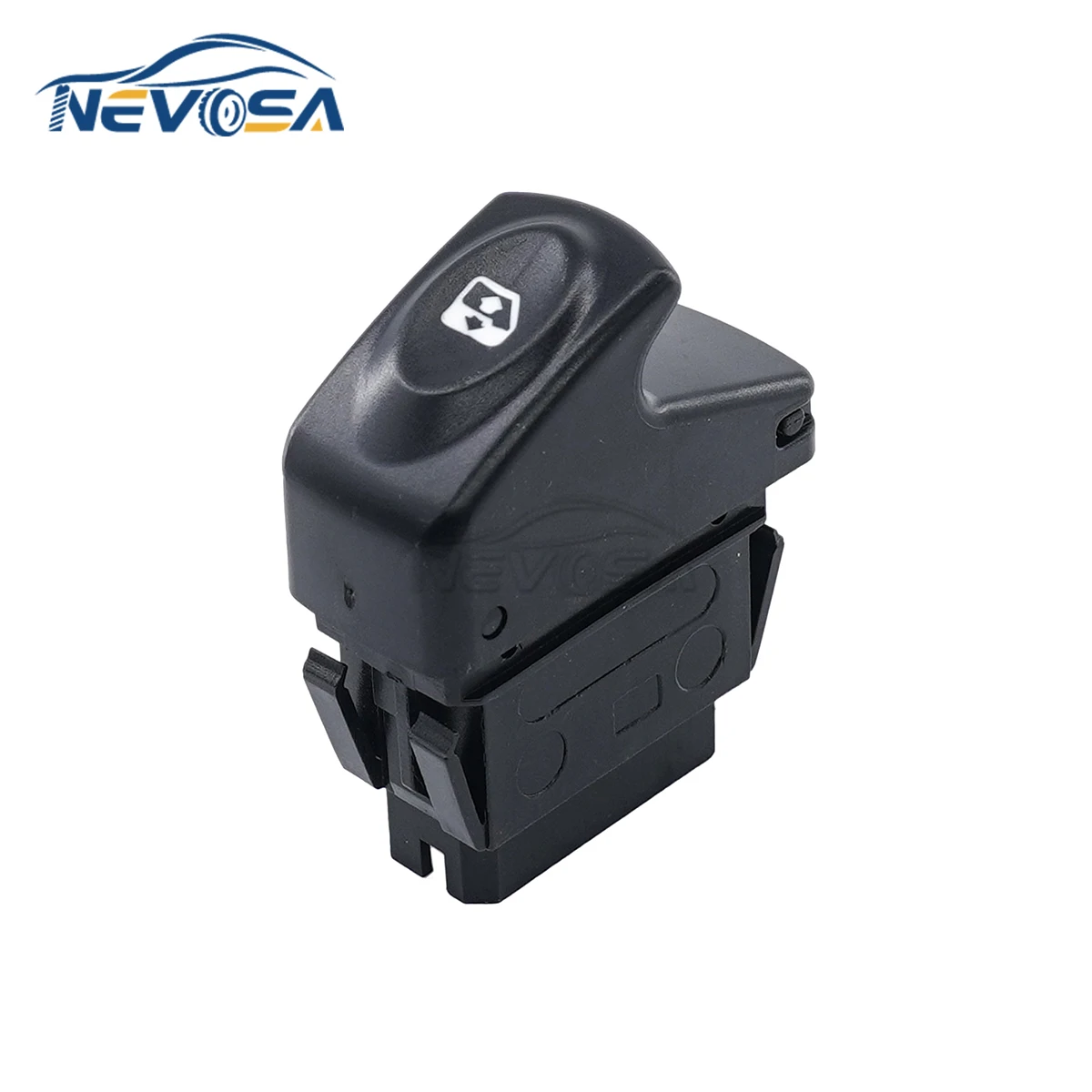 NEVOSA 7700838101 Orange Light Car Window Control Lifter Switch Single Button For Renault Clio Kangoo Megane Scenic 7700429998