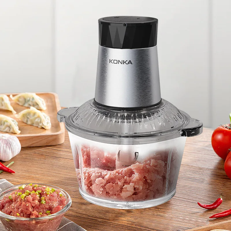 

Meat Grinder Household Multi-function Electric Minced Meat Mincer Stuffing Machine Stainless Steel Kitchen Wall Breaker Blenders