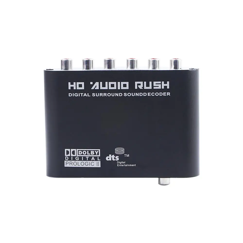 

Analog Converter SPDIF Coaxial HD AUX 3.5mm to 6RCA Decoder Amplifier DAC Converter Audio Decoder AC3 Audio Digital to Analog