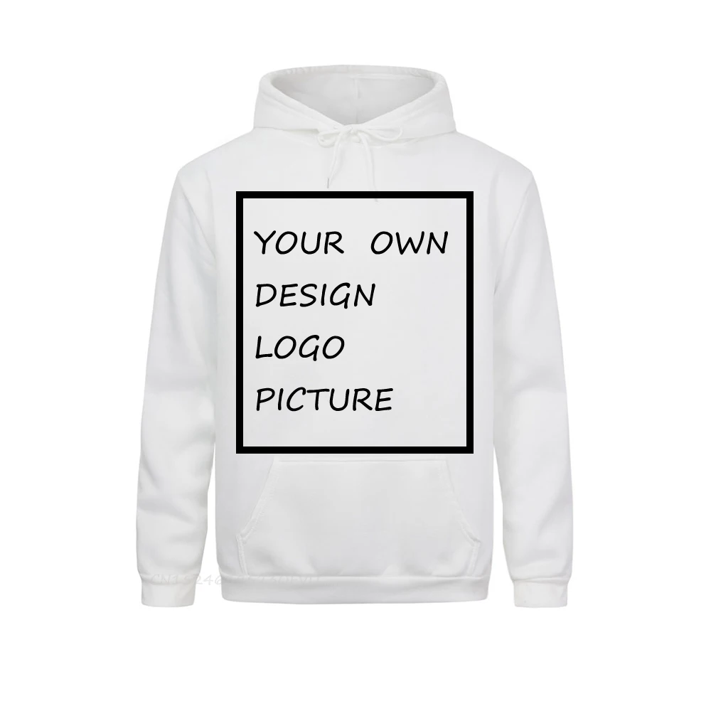 Diy YOUR OWN DESIGN Hoodie Men Women Long Sleeve Pullover Hoodie Camisa LOGO PICTURE TEXT PRINT Hoodies