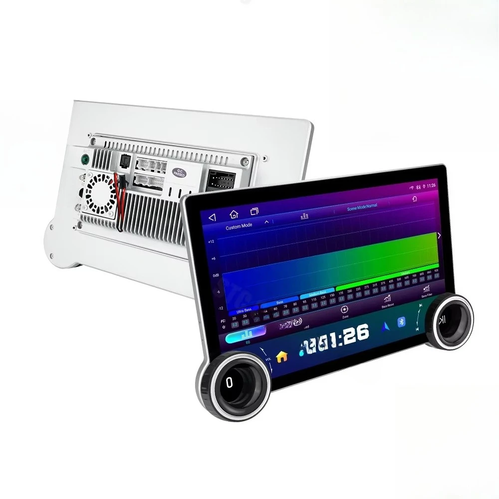 11.8 Inch Android Diamond  Carplay 2K QLED Screen GPS Radio Dual Knobs with Reversing Aid Combination 10 Inch 2K Car Player