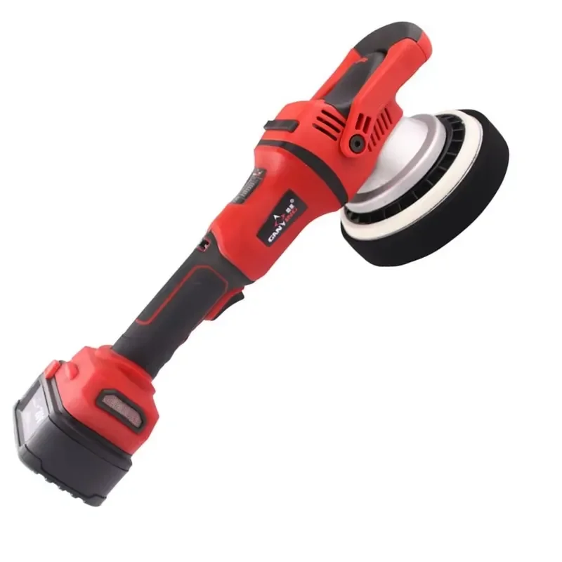 6 Inch Dual Action Car Polisher 550W Electric Buffer Machine with 48V Power Supply for Automotive Detailing Paint Correction
