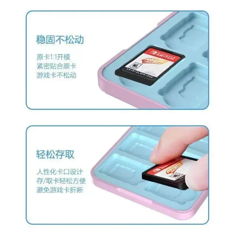 Disney Stitch Switch Game Card Case Storage Box for Nintendo Switch OLED Lite Game Card Cover Storage Holder Game Accessories