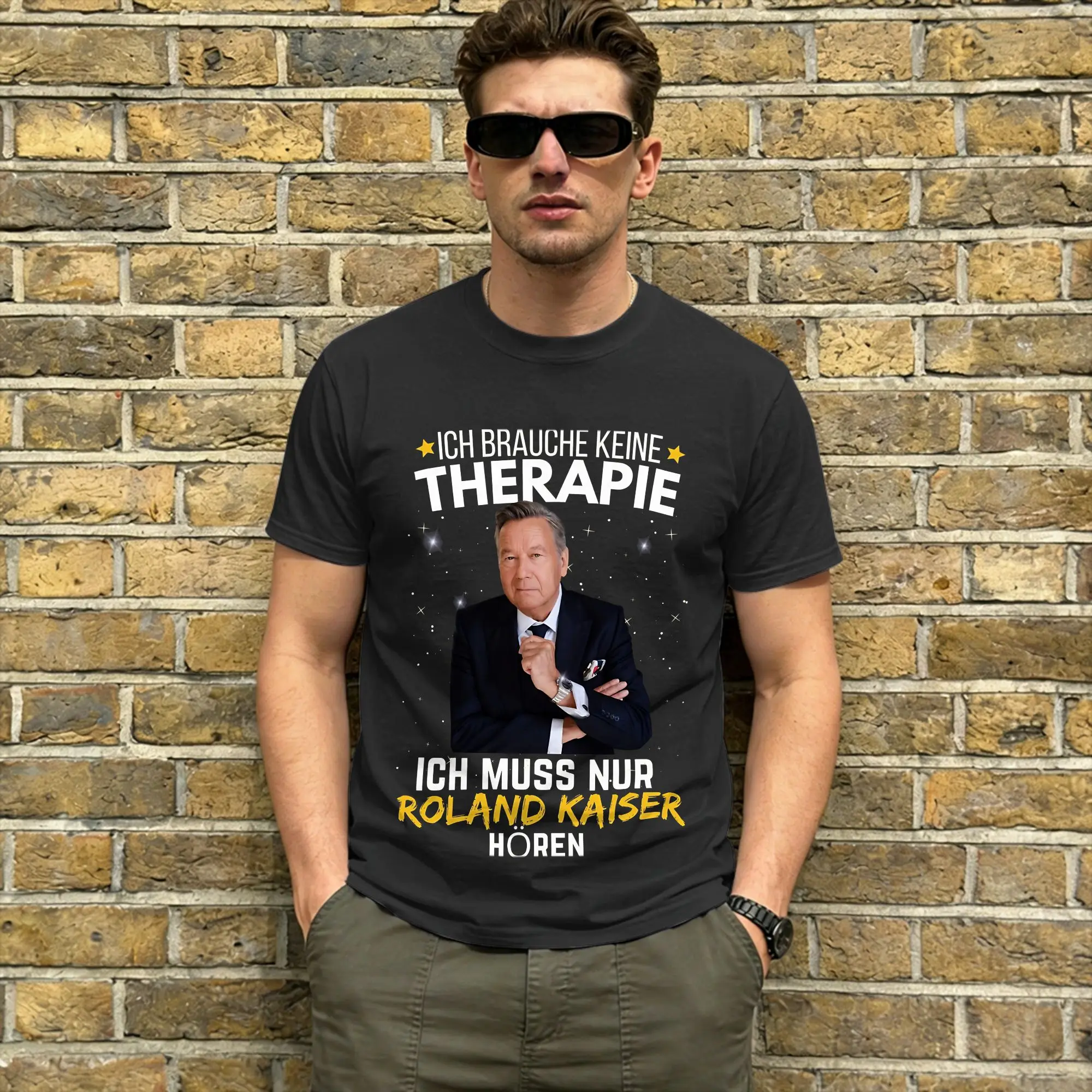 Oversized T-Shirt Summer Roland Kaiser  Hip Hop T-Shirts  100 Cotton Tshirt for Male Y2K Classic Pattern Short Sleeve Clothing