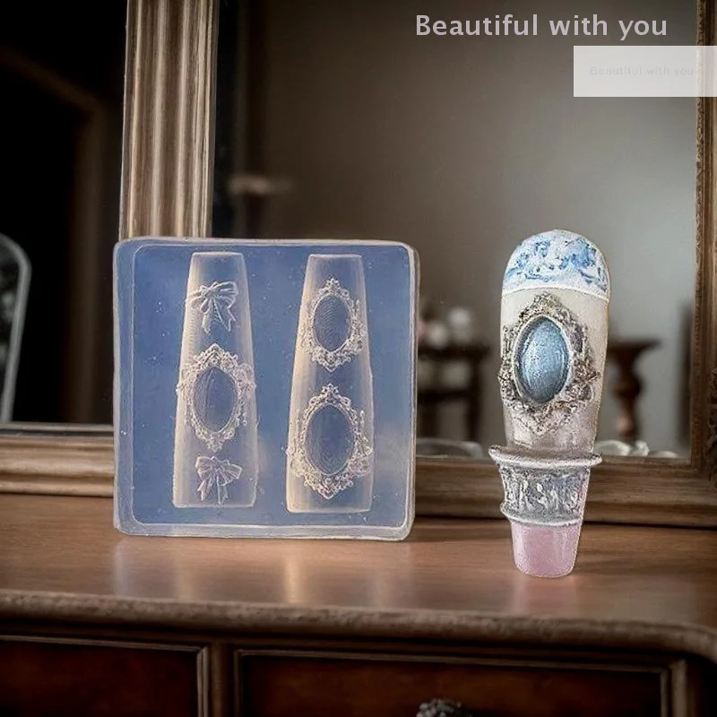 

Floral Butterfly Starfish Shell Mold for DIY Nail Art: 3D Silicone Template for Manicure Design Decoration