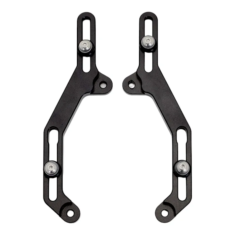 CNC Windscreen Adjusters Airflow Adjustable Windshield Bracket For