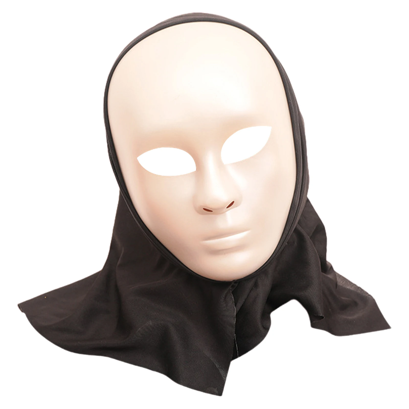 

1Pc Halloween Mask Full Face Plastic Costume Cosplay Accessory Mask with Eyes Nose Hole for Halloween Masquerade Carnival Masks