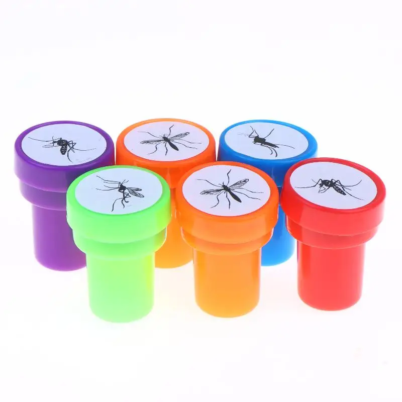 Self Inking Mosquito Pattern Stamps 4 Pack Clear Print for DIY Scrapbooking Ideal Gift for Craft Lovers