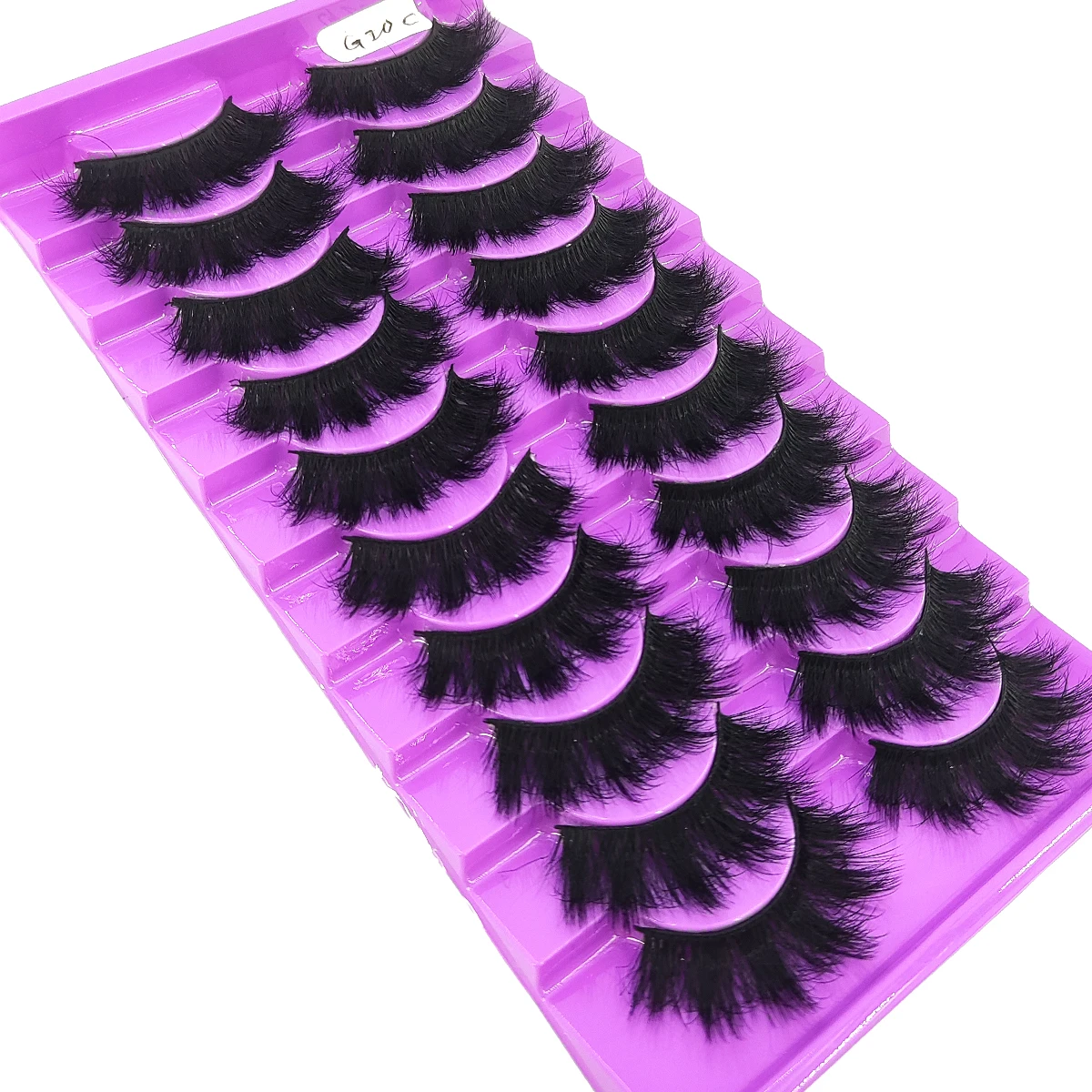 Nouveau 10 paires 3D Faux cils de vison moelleux doux complet épais vaporeux naturel longs Faux cils cils bouclés cils en gros