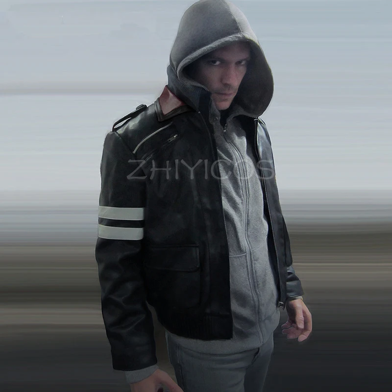 High Quality New Prototype Alex Mercer Cosplay Costume Embroidered Jacket PU Leather Coat Halloween Costumes for Women/Men S-4XL