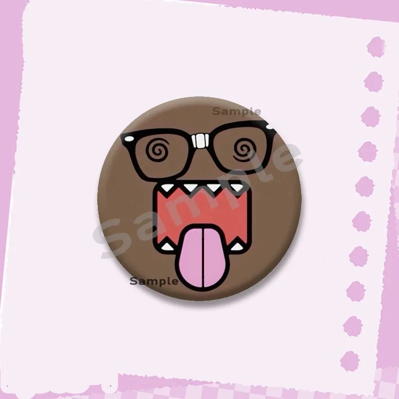 Rawr Xd Ästhetische Emaille-Pins Y2K Lustige Cartoon-Figuren Abzeichen Modeschmuck Accessoires Runde Snap-in Brosche für Rucksack – Detail 8